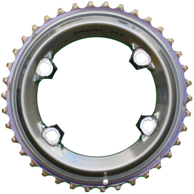 Звезда передняя SHIMANO ALIVIO для FC-M415, 42T, черного цвета, для защиты цепи Y1GM98040